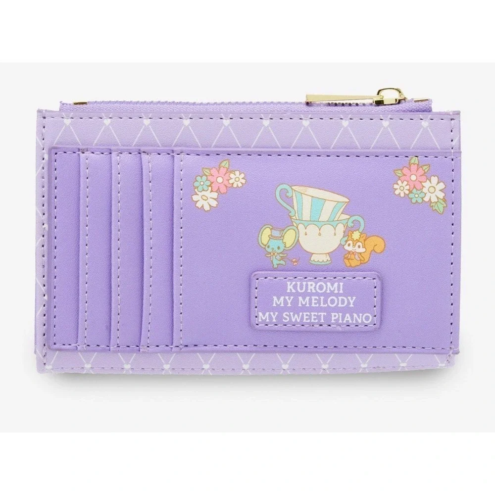 My Melody Kuromi Cake Mini Backpack & Wallet Sanrio Sweet‎ Piano Purple NWT